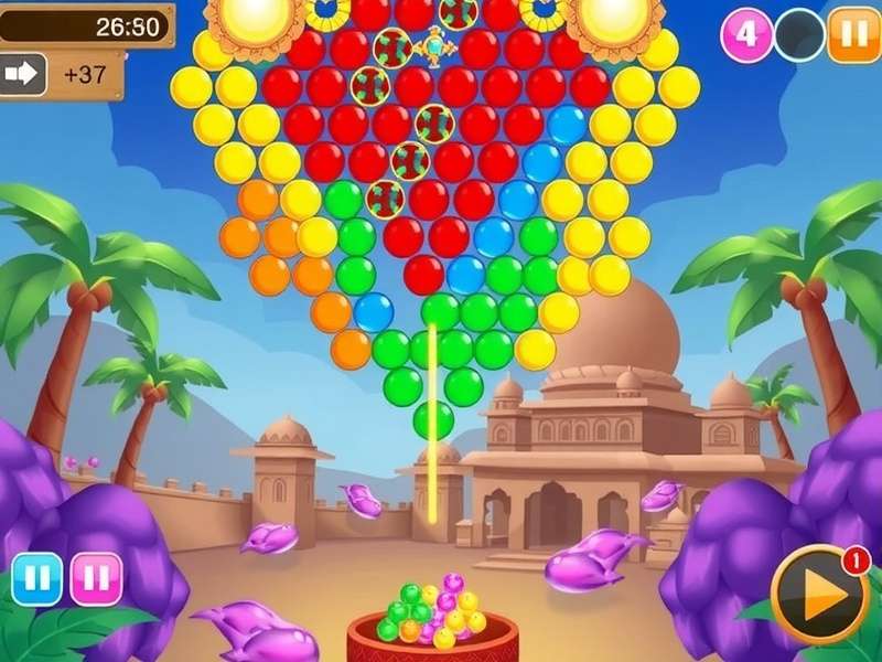 Bubble Shooter Indian Saga gameplay screenshot